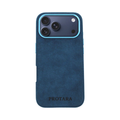 PROTARA Alcantara iPhone 17 Pro Max-skal - Ocean Voyage Blå