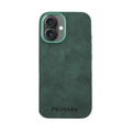 PROTARA Alcantara iPhone 17-skal - Expeditionsgrön