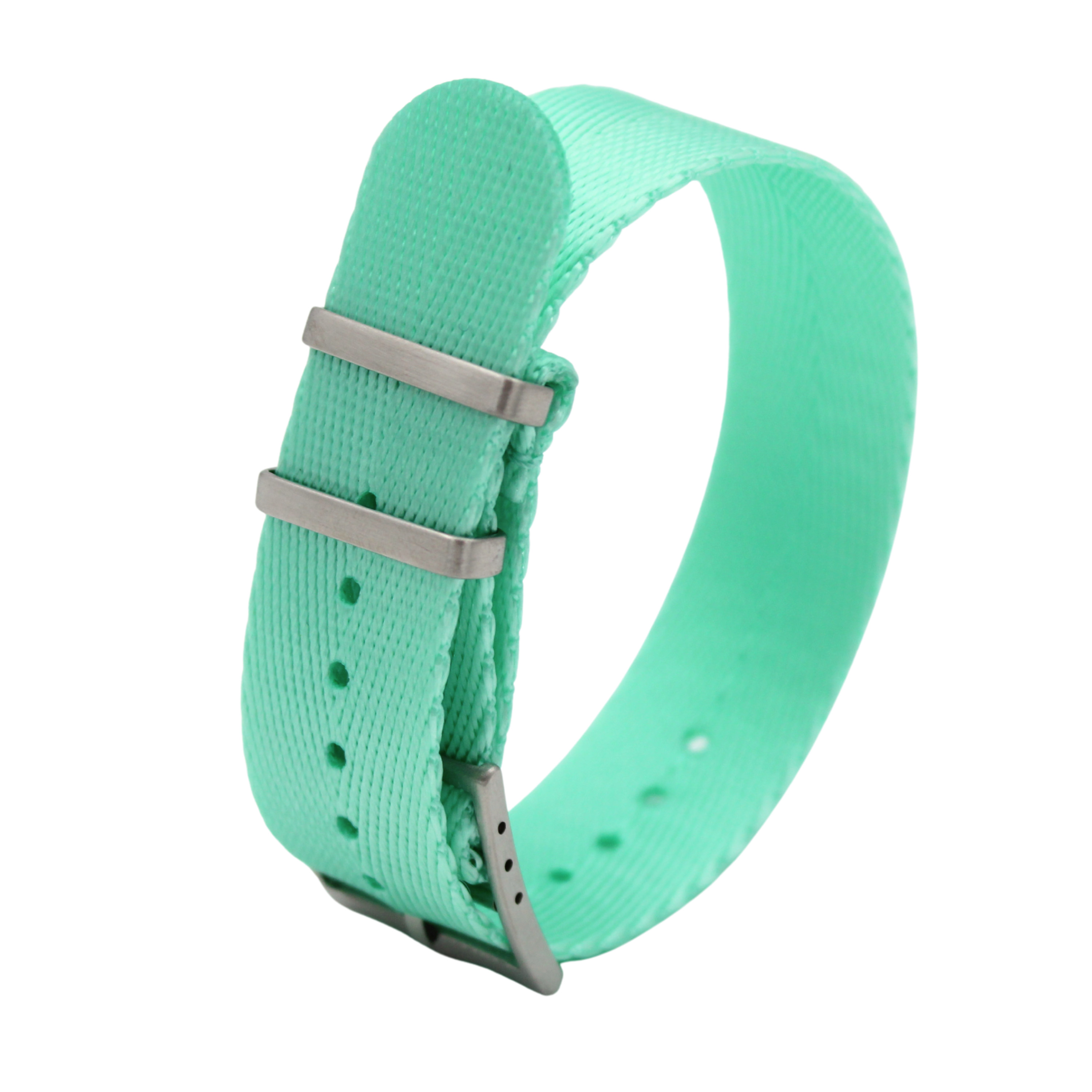 Nato-bälte fiskbensmönster - Grönt