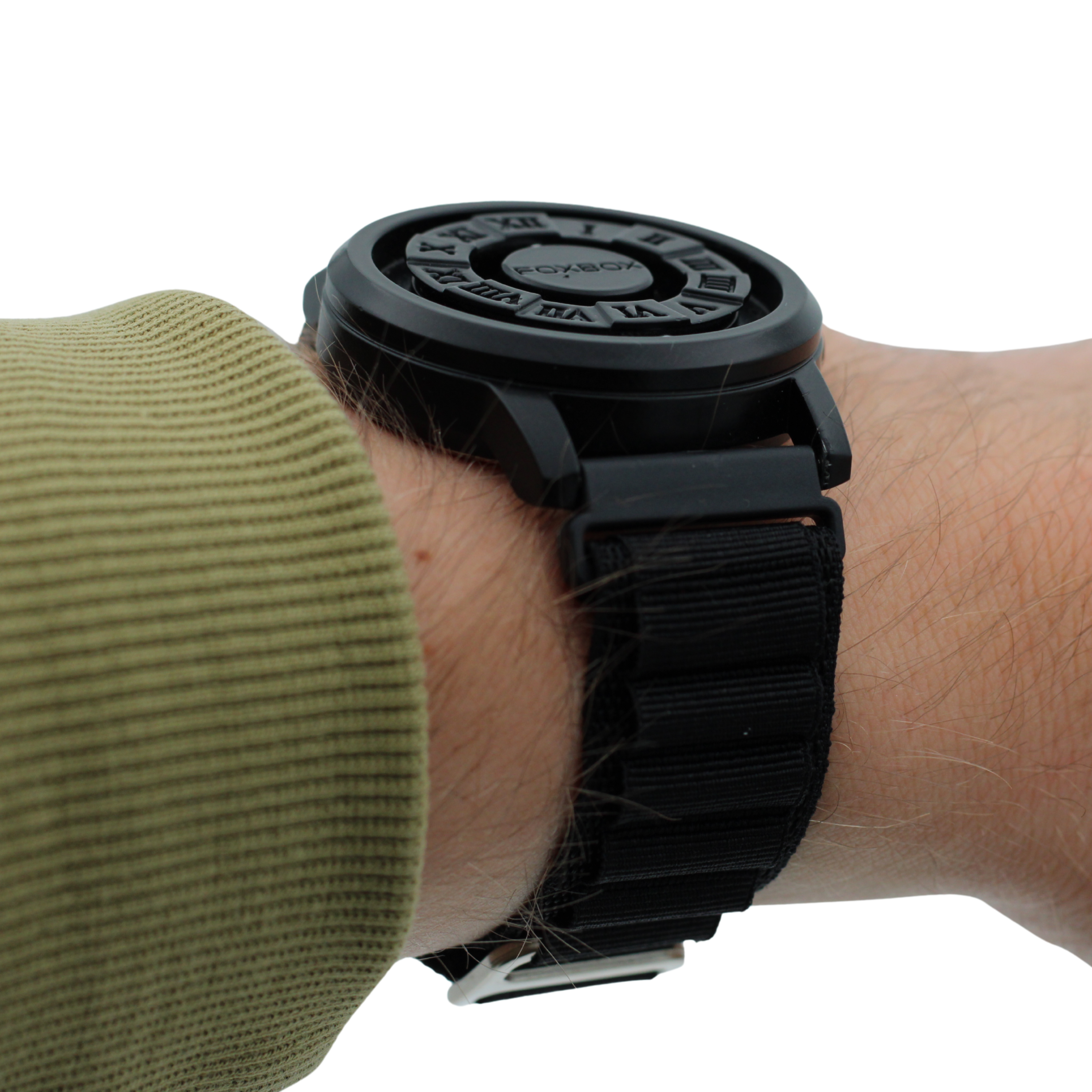 Alpine loop svart til vanlig klokke