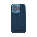 PROTARA Alcantara iPhone 15 Pro-skal - Ocean Voyage Blå