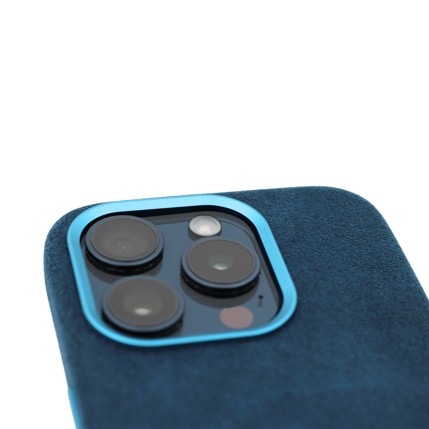 PROTARA Alcantara iPhone 15 Pro Max deksel - Ocean Voyage Blue