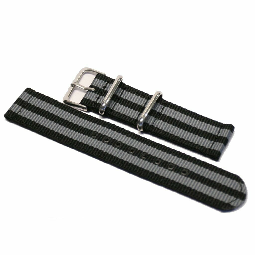 Nylonrem 2-delt Sort/grå