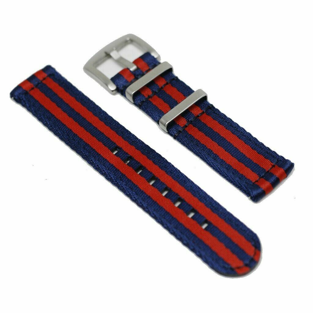 Seat Belt Strap 2-delt Mørk blå/Rød