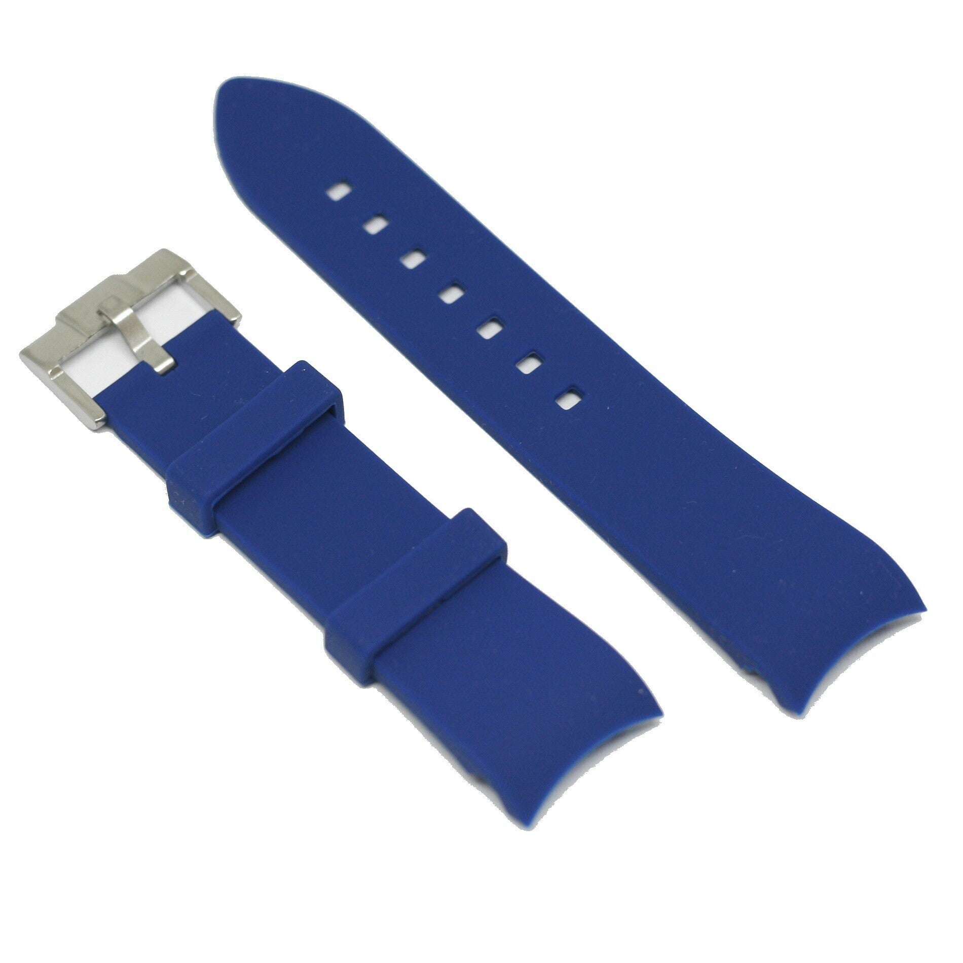 Gummirem Curved Blå