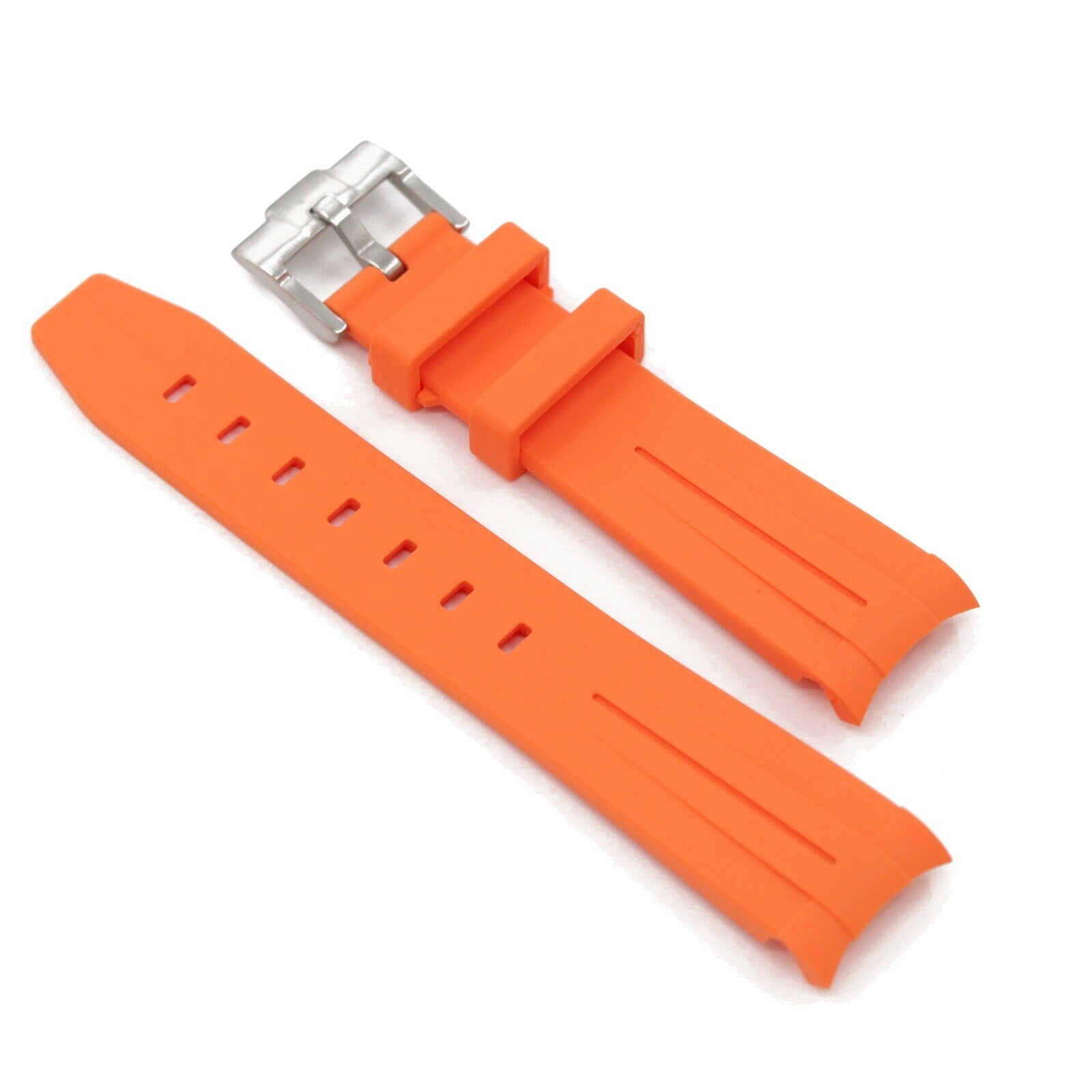 Gummirem Curved 20mm Orange