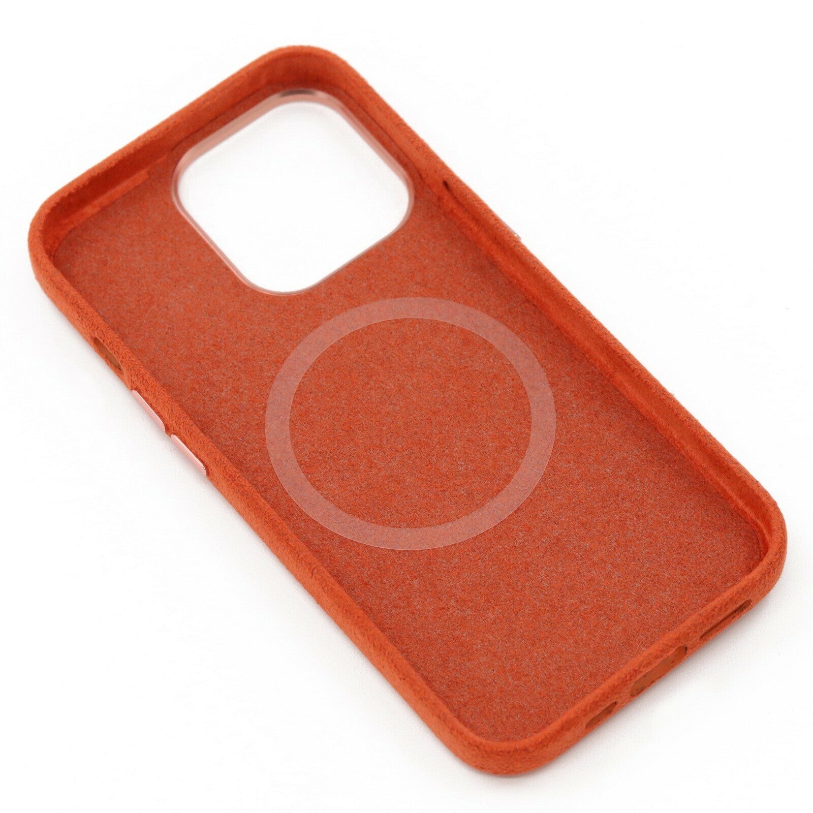 iPhone 13 pro Alcantara Magsafe deksel Oransje