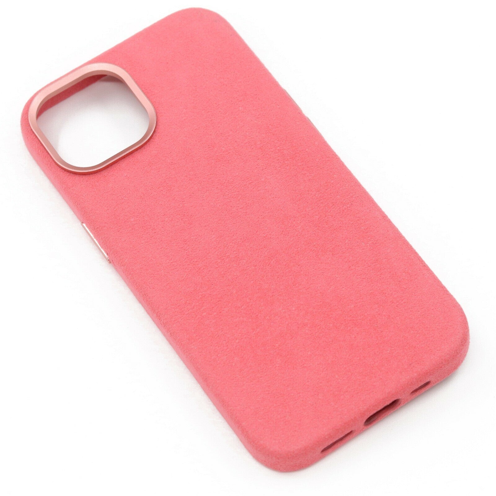 iPhone 14 Alcantara Magsafe deksel Rosa