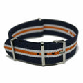 NATO-armband 19MM Blå/vit/orange