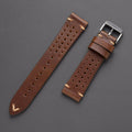 Racing Strap Klockarmband Mörkbrun