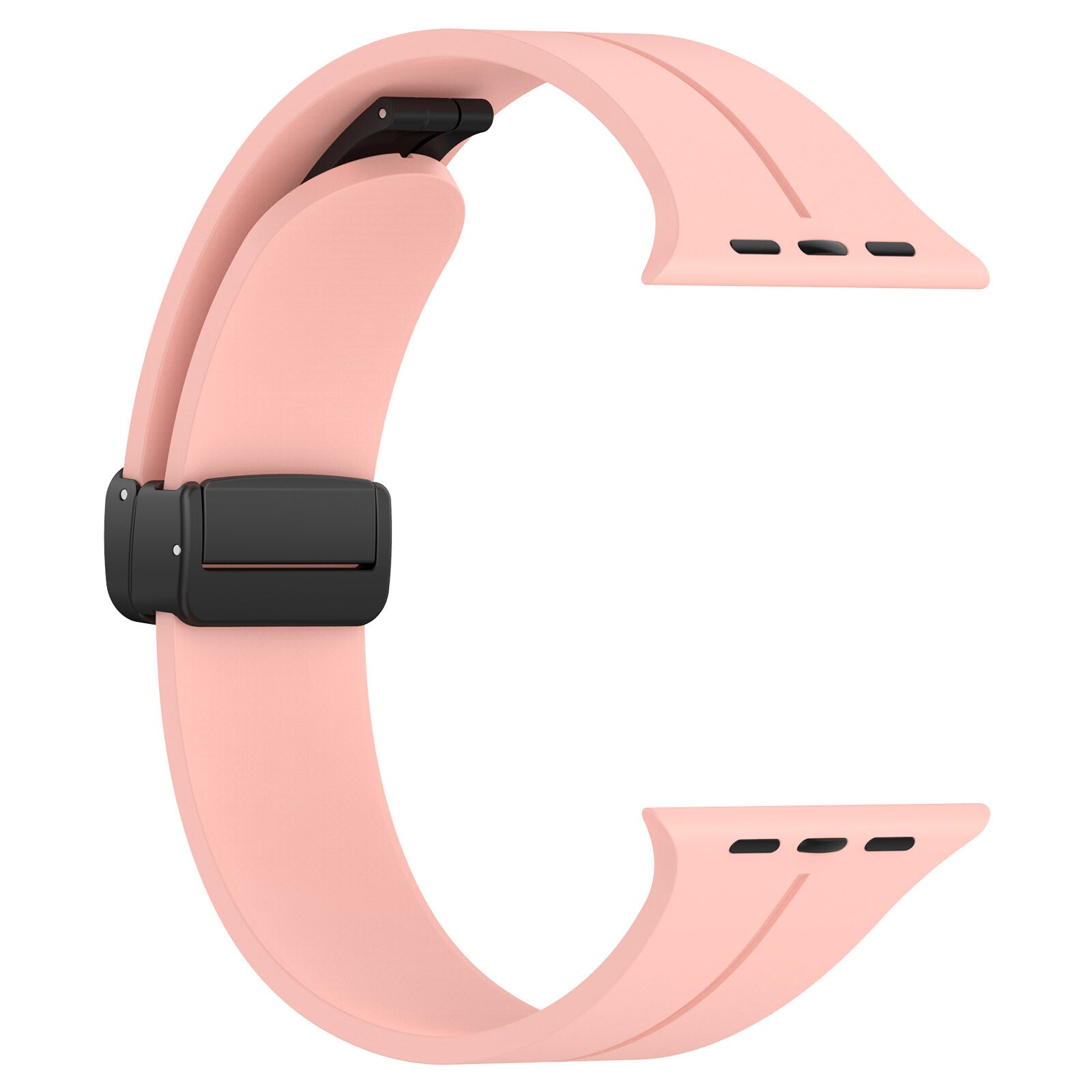 Gummirem for Apple Watch Sort 38/40/41mm Rosa