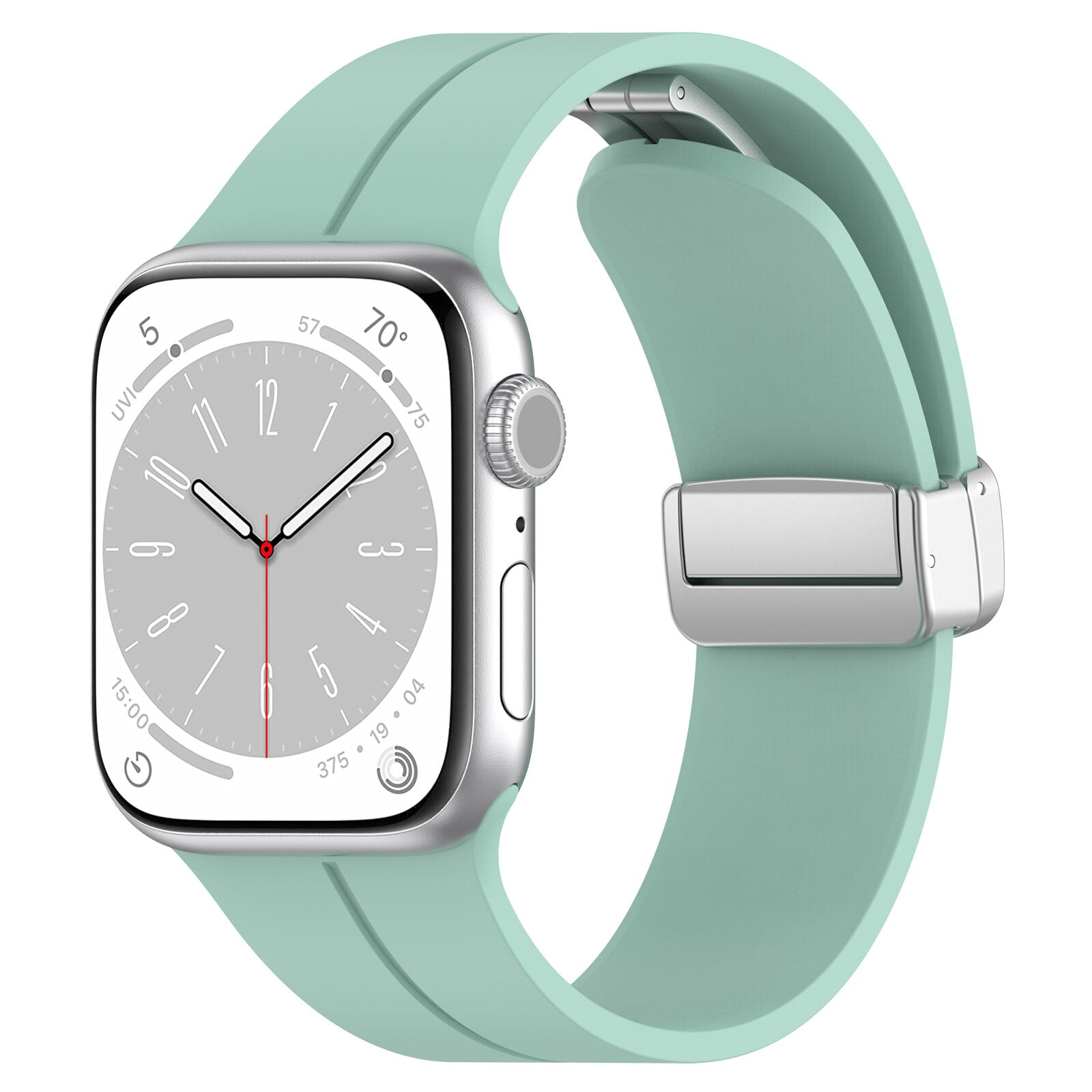 Gummirem for Apple Watch Stål 38/40/41mm Turkis