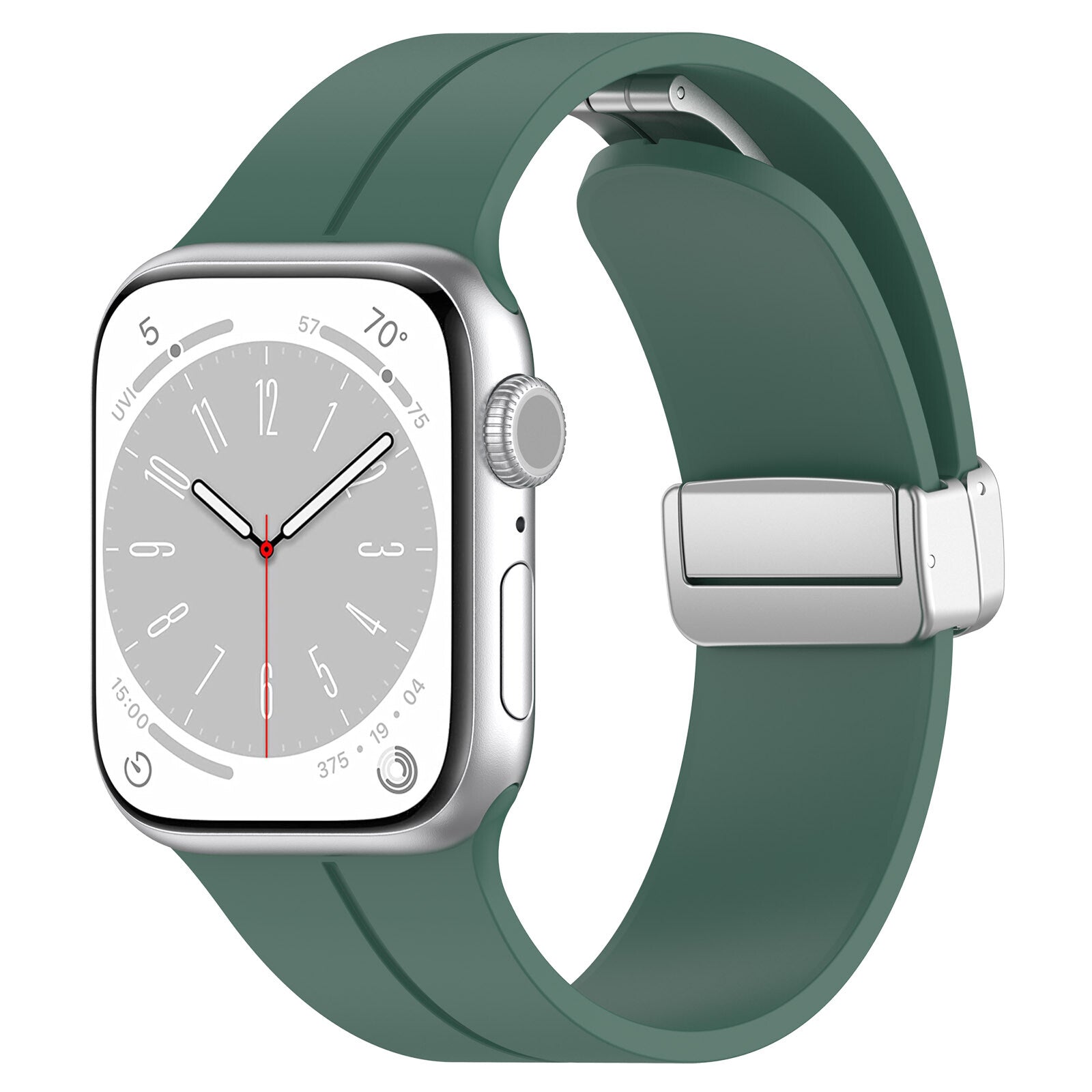 Gummirem for Apple Watch Stål 38/40/41mm Grønn