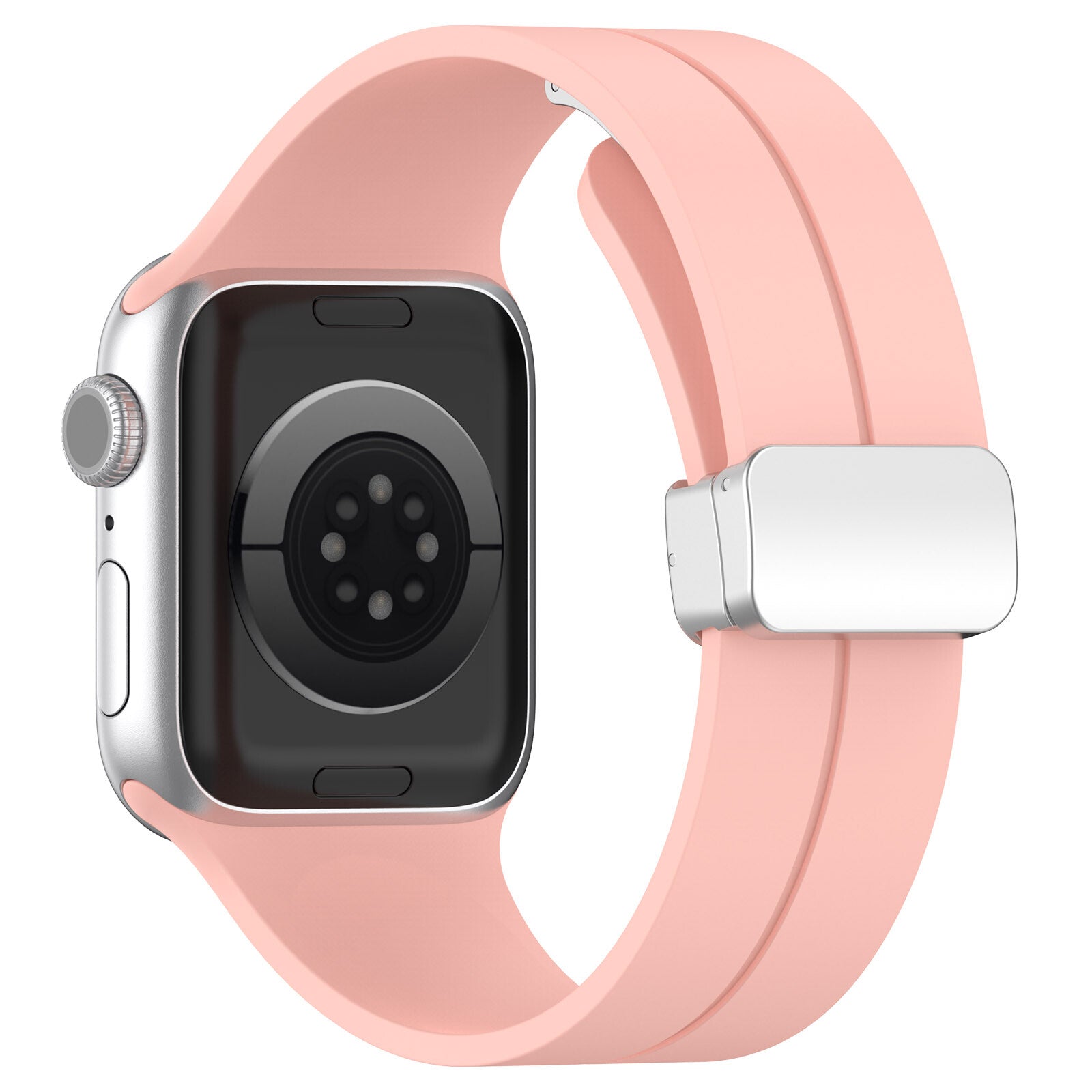 Gummirem for Apple Watch Stål 42/44/49mm Rosa