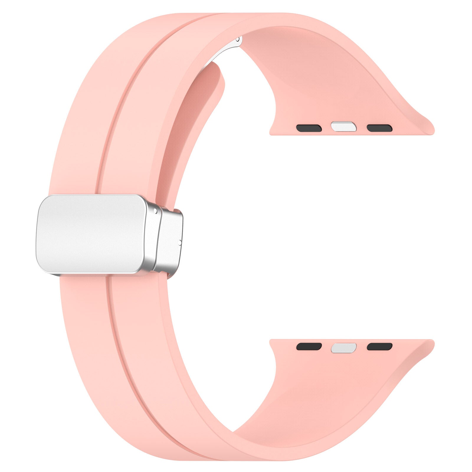 Gummirem for Apple Watch Stål 42/44/49mm Rosa