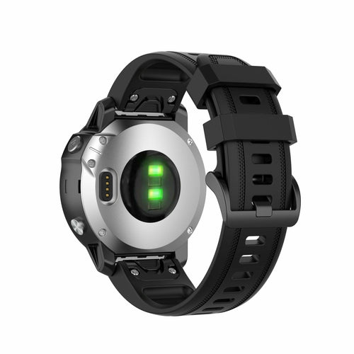 Garmin Quickfit 20mm gummiarmband svart