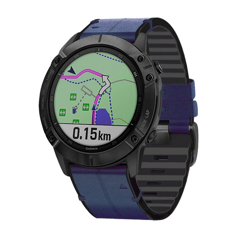 Garmin Quickfit Skinn/gummirem Mørk blå  Quickfit
