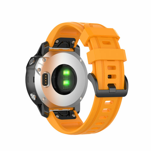 Garmin Quickfit 20mm gummiarmband orange