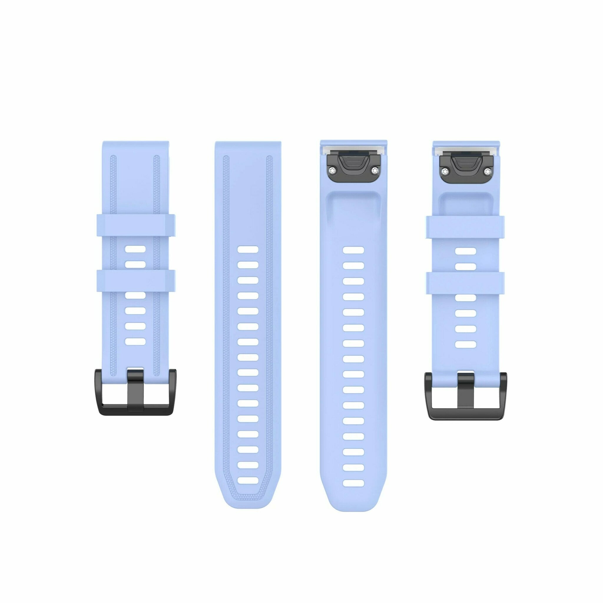Garmin Quickfit 20mm Gummirem Lys blå