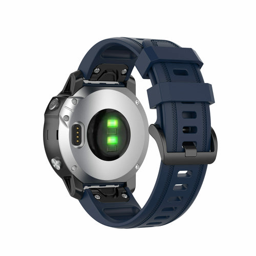 Garmin Quickfit 20mm gummiband mörkblått