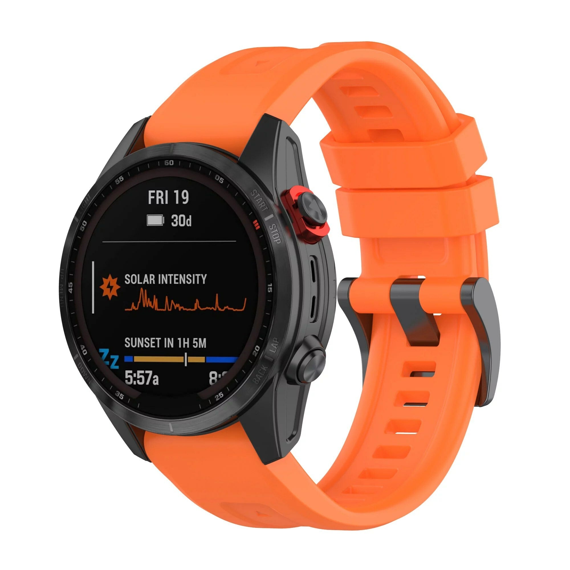 Garmin Quickfit Klokkerem Gummi Oransje
