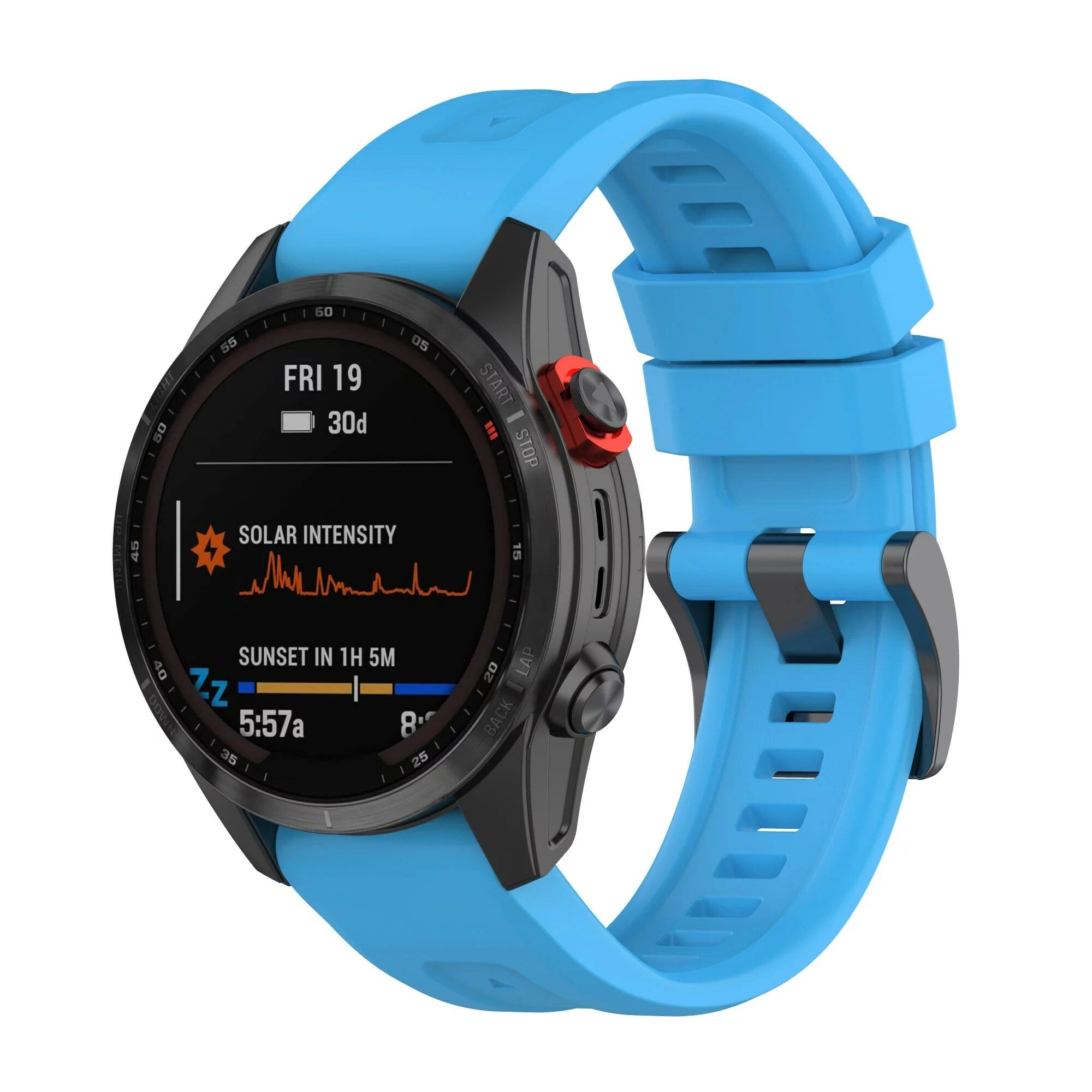 Garmin Quickfit Klokkerem Gummi Blå
