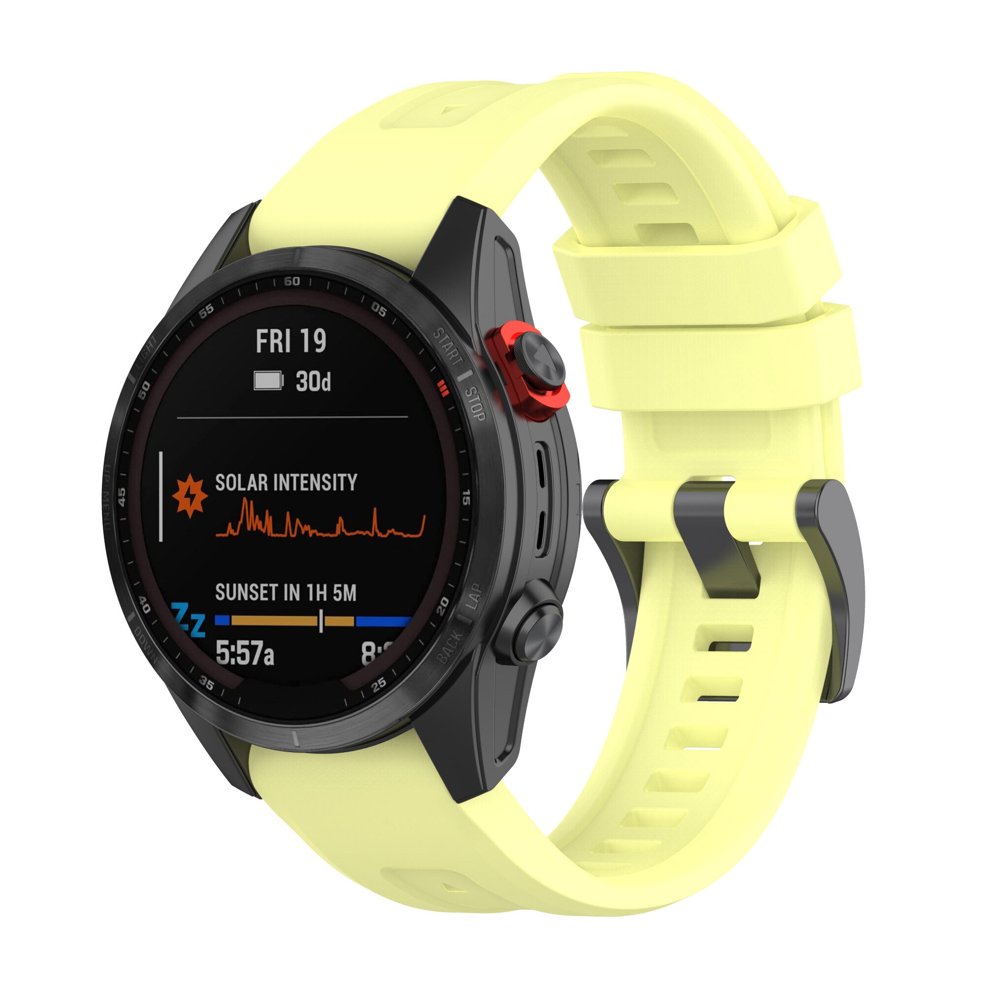 Garmin Quickfit Klokkerem Gummi Gul