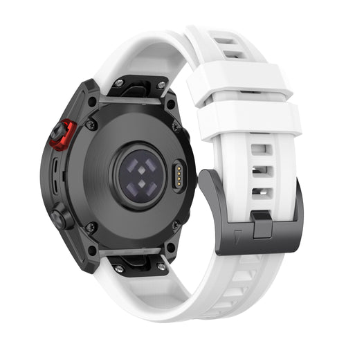 Garmin Quickfit Klockarmband Gummi Vit