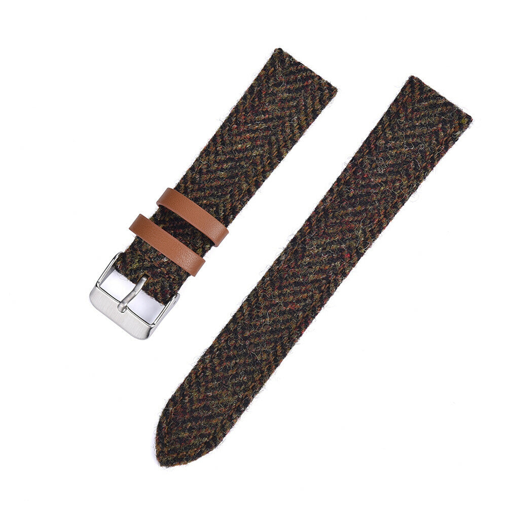Tweed Strap Brun