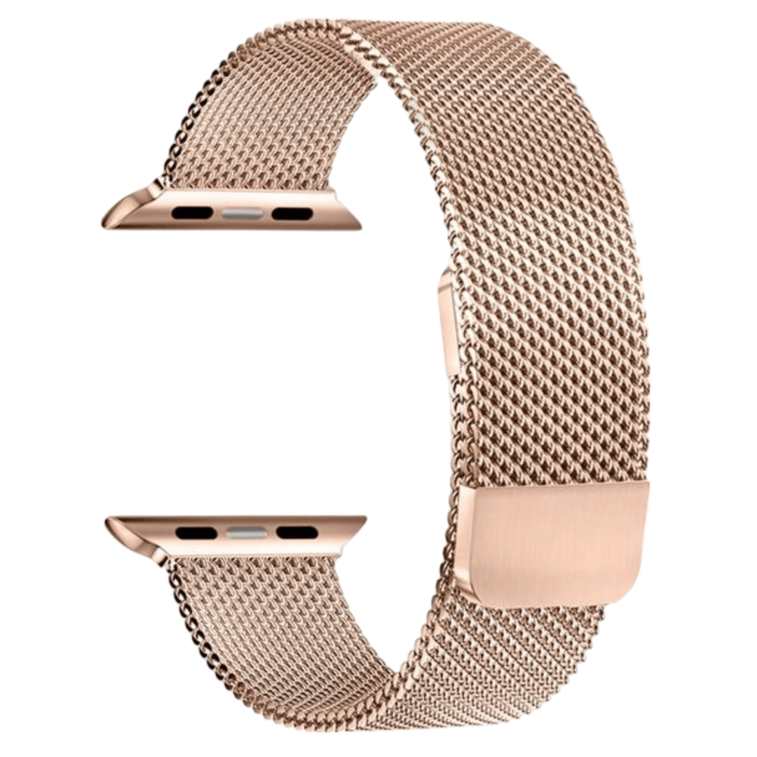 Milanese 2-delt klokkereim i rosegull til Apple Watch