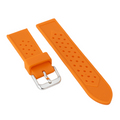 Orange exotisk silikonarmband