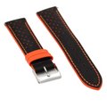 Sardegna orange läderarmband