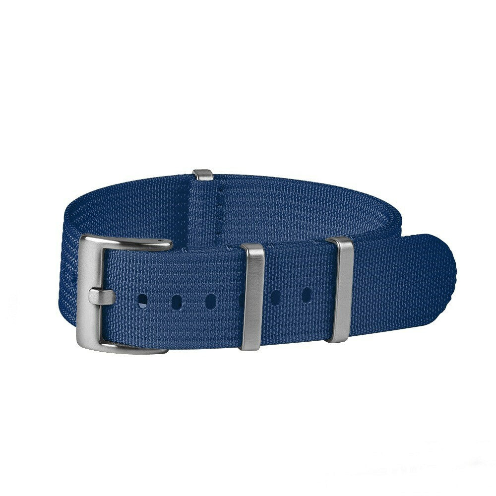 Ribbed Nato Strap Mørk blå
