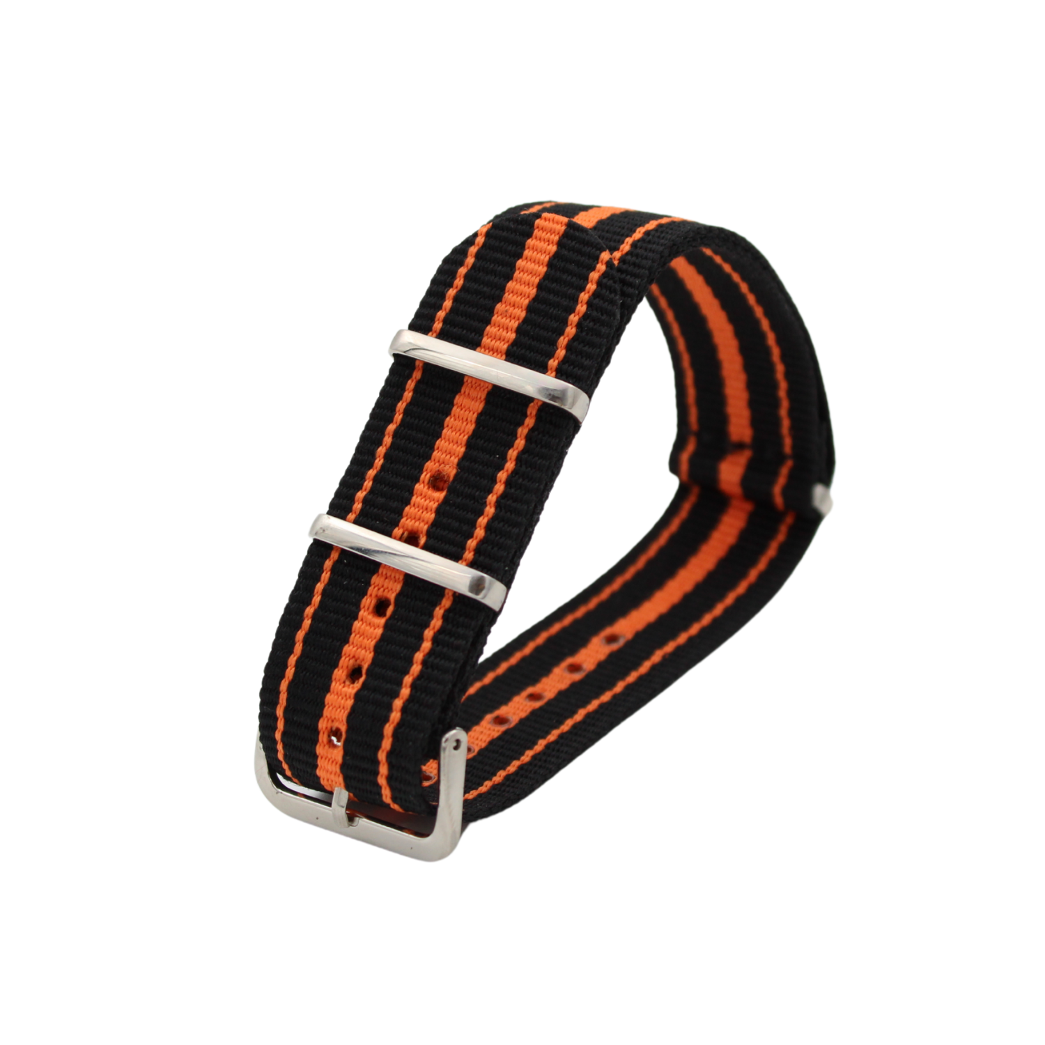 NATO Strap Svart / Oransje