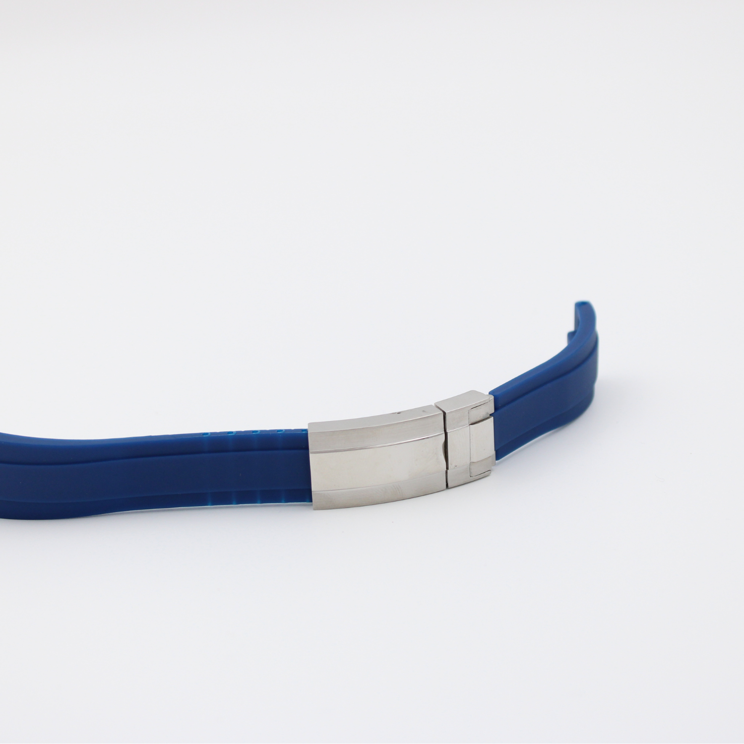 20mm gummireim - Mørk blå - sommerfuglspenne