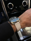 Saffiano Läderarmband Vitt