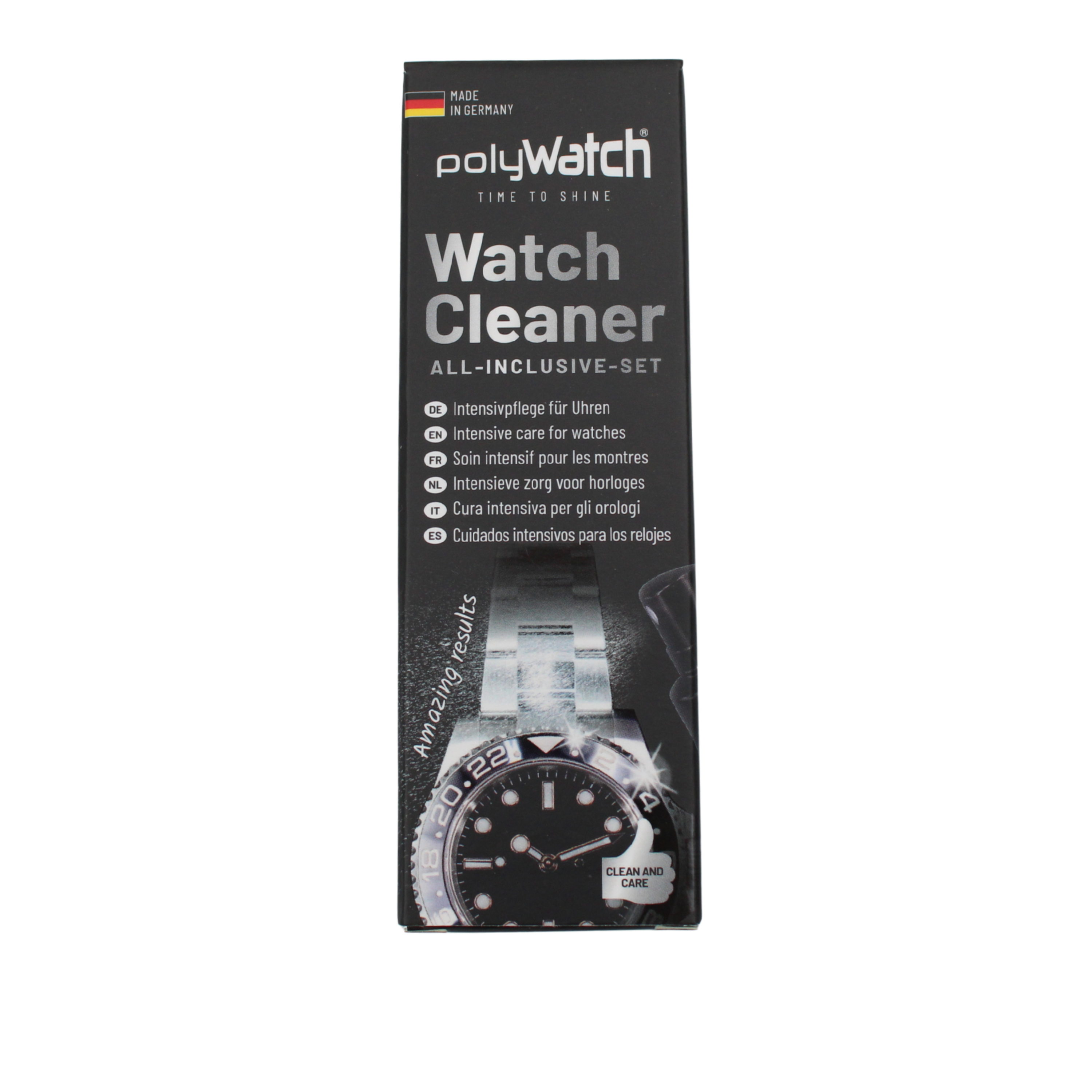 Klockrengöring med mikrofiberduk