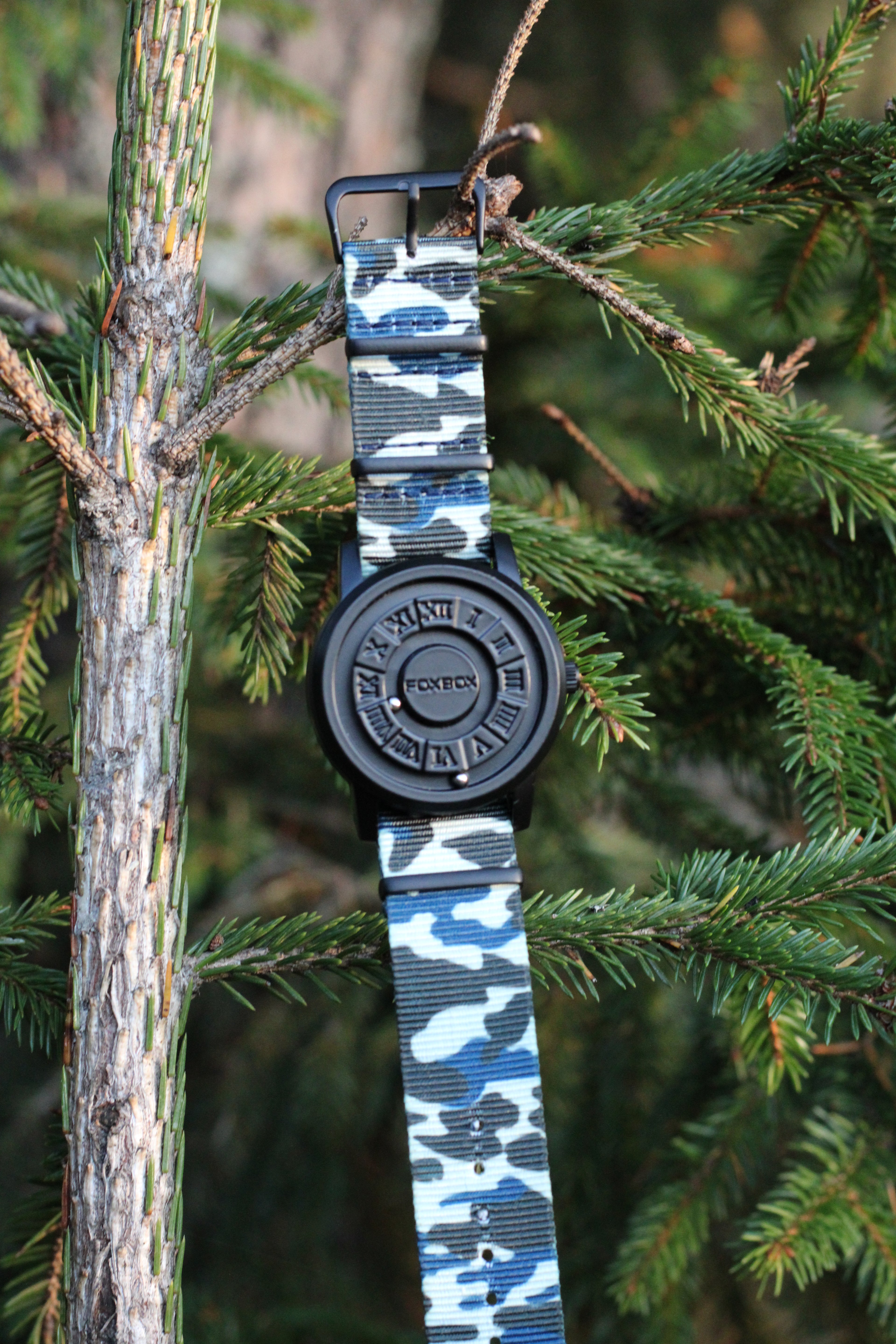 Nato Strap - hav kamuflasje PVD spenne