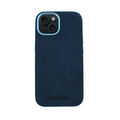 PROTARA Alcantara iPhone 15-skal - Ocean Voyage Blå