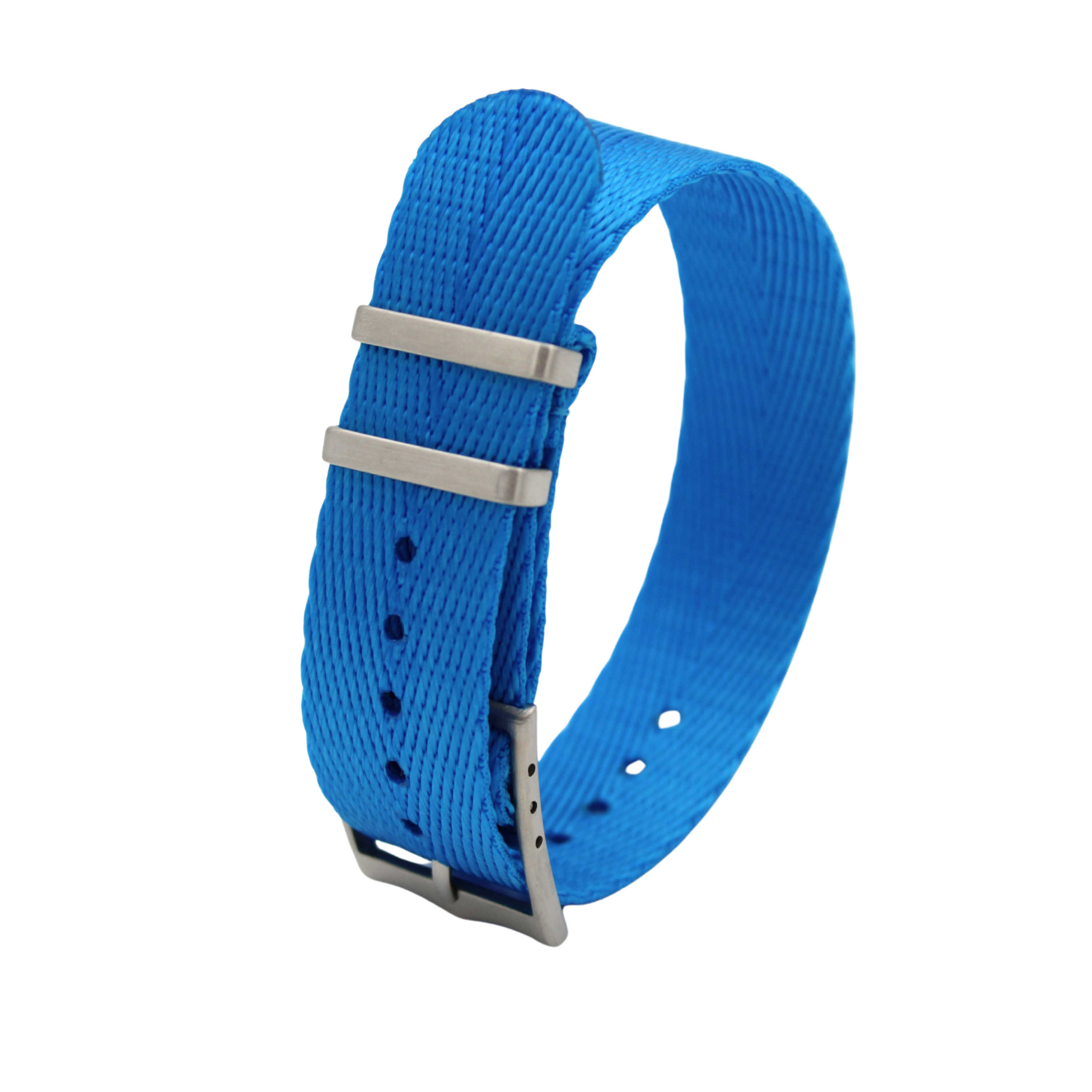 Nato-bälte fiskbensmönster - Mörkblå