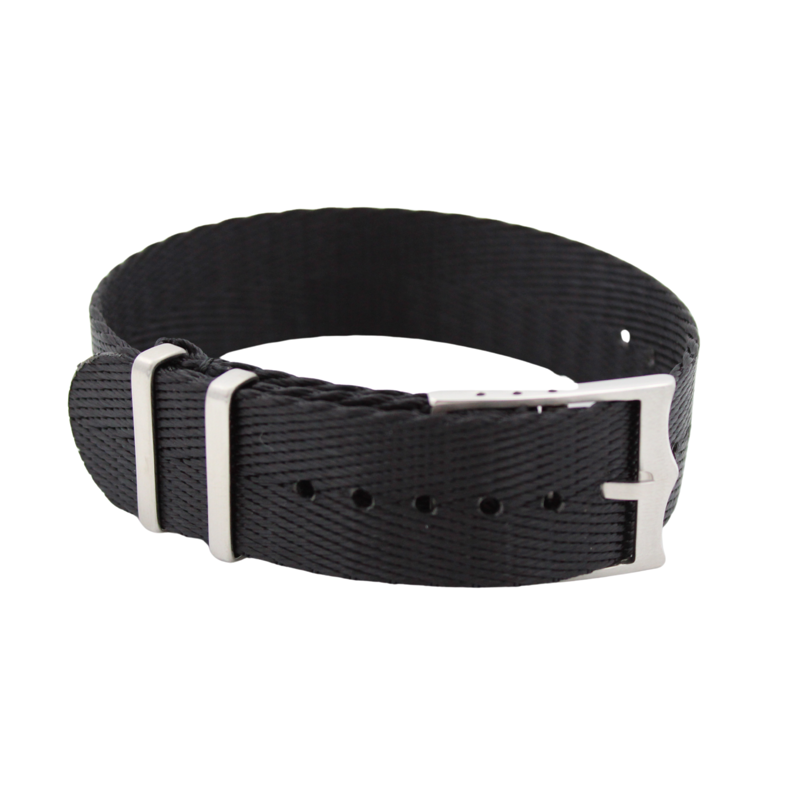 Nato-bälte fiskbensmönster - Svart