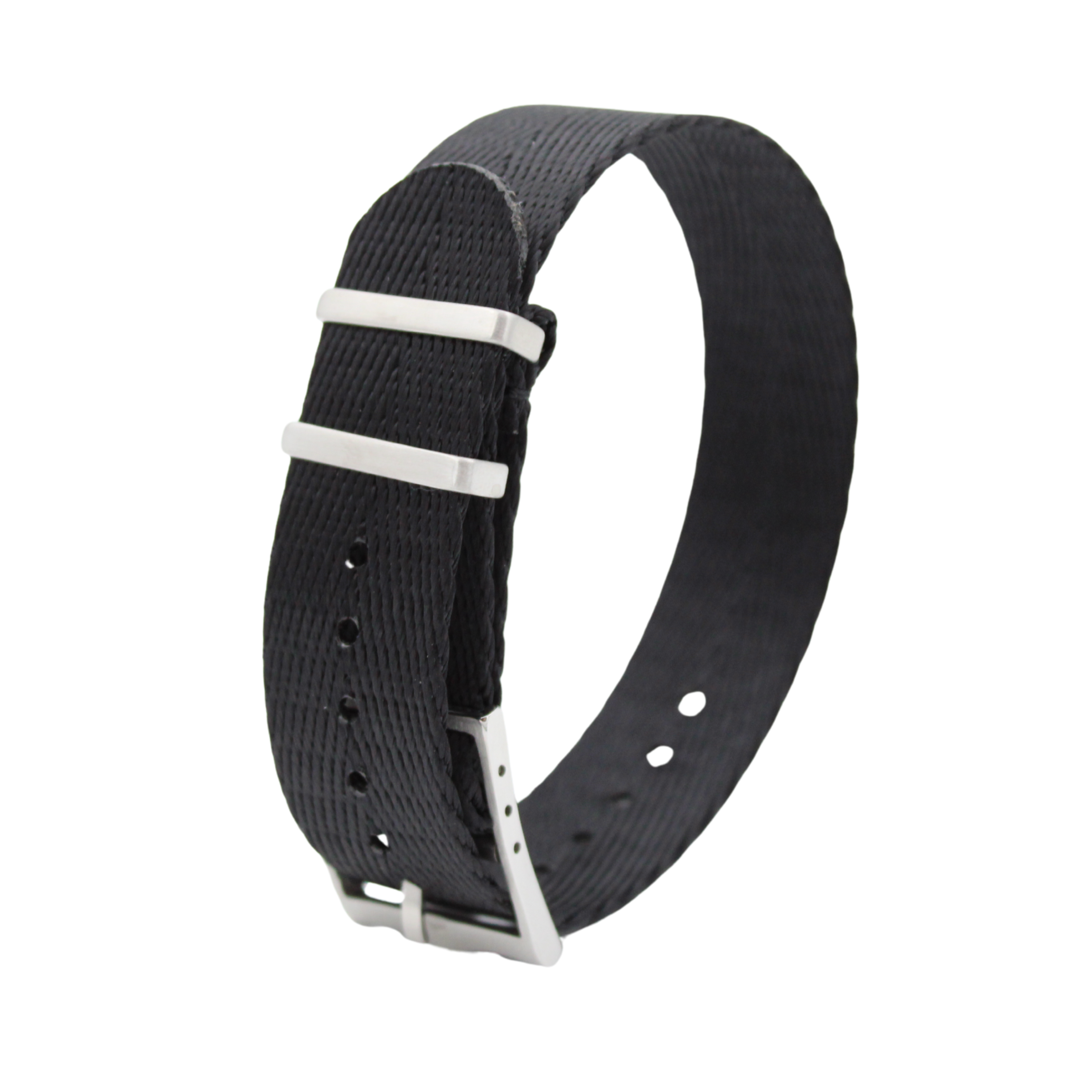 Nato-bälte fiskbensmönster - Svart