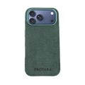 iPhone Alcantra-skal i grönt
