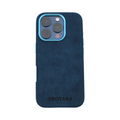 PROTARA Alcantara iPhone 16 Pro Max-skal - Ocean Voyage Blå